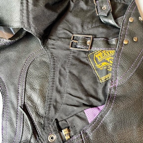 NWOT Milwaukee Leather Ladies' Biker Moto Chaps Size 3XL - Picture 2 of 8